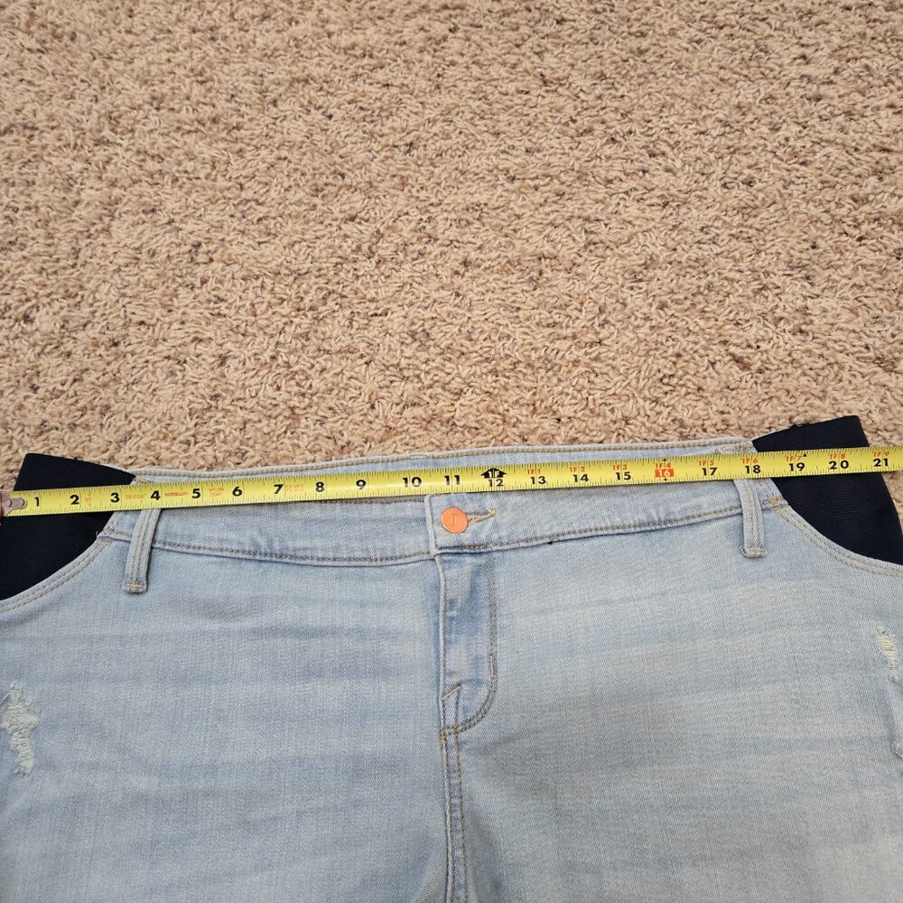 Isabel Maternity Jean Shorts Size 16 NWT - Picture 9 of 9